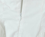 Foridol Summer Spring White Cotton Women's Dress Backless Halter Midi Party Dresses Elegant Vinatge A-line Vestidos 2025 New In