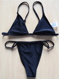 Extreme String Adjustable Strap Brazilian Bikini Female Swimsuit Women Swimwear Two-Pieces Bikini Set Bather Bathing Suit V516