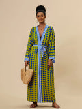 2026 Women Swimsuit Beach Cover Up dress Sleeve Kaftan Beach Tunic Long Pareos Bikinis Cover ups Summer Robe Plage Beachwear