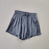 Women's Summer Sports Fitness Short Quick Dry Loose Anti Glare with Pocket Style New Pants