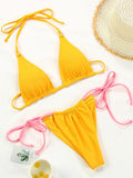 2025 Polka Dot Mini Micro String Bikini Women Swimsuit Female Bikinis Brazilian Swimwear Two Pieces Bikini Set Bathing Suit Swim
