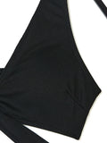 2026 Ring Linked Bikini Solid Bandage Swimwear Female Sexy Swimsuit Women Bathers Bathing Swimming Swim Suit Beachwear