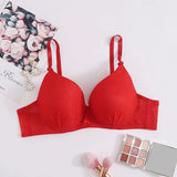 Beautiful Design Sexy Red Underwear Lace Underwire Back Buckle Bras Crop Top Shapewear Plus Size Women's Clothing A5100