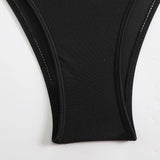 Cut Out Asymmetric One Shoulder One Piece Swimsuit Women Swimwear Female Monokini High Cut Bather Bathing Suit Swim Beachwear