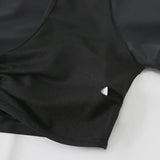 Black Drawstring Swimwear Bikinis Sets Mujer 2026 Crop Top Shorts Bottom Swimsuit Women Sexy Bathing Suit Beachwear Bikini Swim