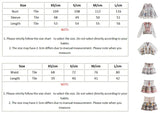 Batwing Sleeve Women Autumn Embriodery Paisley Print Skirt Set Outfits V Neck Button Tiered Mini Skirt Dress Suit Vintage Set