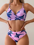 Sexy High Waist Bikini 2026 Women Halter Swimwear Female Swimsuit Solid Bathers Swimming Bathing Swim Suit Summer Beachwear
