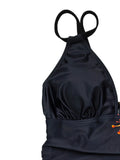 2026 V-neck Floral Swimwear Female Large Plus Big Size Swimsuit Women One Piece Bathers Bathing Swimming Swim Suit Beachwear 5XL