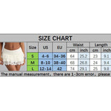 Women Summer Solid Color Mini Skirts Casual Elegant  Low Rise Layered Ruffle Lace Skirt for Beach Vacation Club