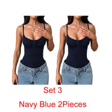Phantasy Sexy Spice Women's Tanks Skinny Strapless Tank Top Lady Casual Slim Bodysuit Solid Color Top Summer Women's Clothing