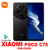 XIAOMI POCO C75 fashion smart phone 8GB+256GB ram and storage/5000mah battery capacity/side fingerprint/facial recognition/GPS