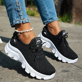 Orange Breathable Knitted Sneakers Women Comfort Slip On Mesh Sport Shoes Woman Plus Size 43 Thick Bottom Vulcanized Shoes Mujer