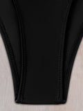 Splicing Mini Micro Thong Bikini Female Swimsuit Women Bandeau Swimwear Two-pieces Bikini Set Brazilian Bather Bathing Suit Swim