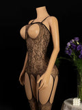 Crotchless Bodysuits Pornographic Bodystocking For Sex Bold Body Suit Super Hot Open Bra Erotic Costumes Sexy Fishnet Lingerie