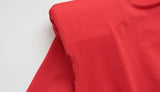 Ahagaga Eelgant Fashion Dresses For Women Solid Zipper Sheath Pleated Hollow Out Regular Long Sleeves Turtleneck Shoulder Pad