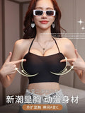 Ladies Backless Thick Padded Push Up Adhesive Strapless Sticky Bra Small Bust Invisible Plunge Bralette Beach Holiday Essential