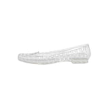 New 2025 Women Fashion Jelly Shoes Summer Cut-out Flat Sandals, Soft PVC Casual Square Toe Girls Daily Walking Sandalias