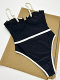 2026 Sexy Splicing Underwired Women Swimwear One Piece Swimsuit Female High Leg Cut Bather Bathing Suit Swim Summer Beachwear