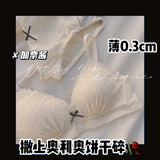Japanese Style First Bra for School Girls No Wire Seamless Bralette Teen Comfort Invisible Thin No Marks, Natural Chest Enhancer