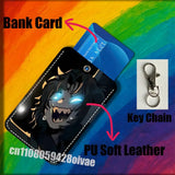 P-Pressure Sebastian Solace For ID Clips Credit Bank Bag Bus Meal Card Holder Cover Pocket Ornament Keychain