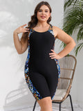 VigoJany 2026 Solid Patchwork Plus Size Swimwear Women Strapped Push Up Large One Piece Swimsuit Summer Chubby Bathing Suit