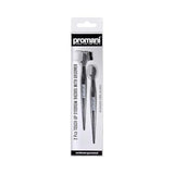 Promani PR-932 Eyebrow Razor Set with Comb & Brush Cap, 2-Pack
