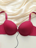 Sexy Underwire Two PiecePush Up Push Up Bras lingerie Set For Women Thickened chest cushion small chest appears larger B2051