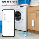 ZigBee Water Leak Sensor Alarm Smart Home Flood Leak Detector With Security Protection For Tuya Smart Life Z2M,Required Gateway