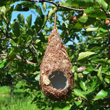 Handwoven Bird House Natural Grass Hanging Bird Nest