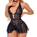 Erotic Hot Sexy Costume Wedding Erotic Underwear Open Crotch Bra Lace Women Babydoll Dress Dirty Women Sexy Lingerie Sex Clothes