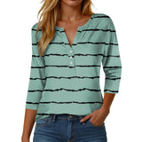 Womens Athletic Tops Short Sleeve Women Stylish Casual Loose Three Button V Neck Short Sleeved T Same Day Long Sleeve Shirt