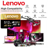 Universal Lenovo 512GB Memory Card SD Cards TF Cards Micro TF SD 256GB 128GB Backup Ready 64GB for Smartphone/PC/Gaming