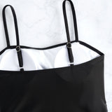 2026 Strappy Tankini Set 2 Pieces Swimwear Female Leopard Drawstring Swimsuit Women Bathers Bathing Swimming Swim Suit Beachwear