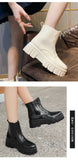 Women Thick Soled Rain Boots Non-Slip Fashion Outdoor Wear-resistant Rubber Waterproof Shoes Women Jelly Soft Soled Rain Boots