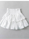 Cake Skirt White Fluffy High Waisted Girlish Style Short Half Skirt Black Ballet Skirt Fashion Sweet Korean Women 2026 New 55OK