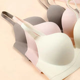 Push-Up Bras Seamless Underwear Women Gathered Small Chest Bralette Sexy Lingerie Without Steel Rings Comfort Breathable Bra