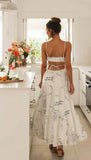 Foridol Strapless Yellow White Summer Dress for Women Elegant Holiday Beach Boho Maxi Long Sundress Backless Sexy Party Vestidos