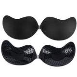 Invisible Push Up Bra for Women Backless Strapless Bra Seamless Front Closure Bralette Underwear Silicone Self-Adhesive Bra Pad