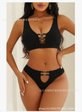 Sexy seamless underwear set push-up bra vest sports breathable push-up set