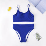0XL - 4XL 7 Colors Bikini Plus Size Large Size Swimwear Women Swimsuit Female Two-Pieces Bikini Set Bather Bathing Suit V3774B