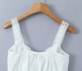 Lace Skirt Set Dress Summer Women Beach Holiday Sexy Cotton Matching Set Outfits Spring White 2 Pcs Vestidos Female Set 2025