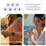 2.01'' Waterproof Smart Watch with Message Answer Call Sleep Monitoring Sports Pedometer Information Alerts For iPhone Android