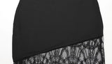 Ahagaga Fashion Women's Maxi Dresses Lace Patchwork Sexy Sheer Split Bodycon Slim Fit Turtleneck Sheath Female Party Vestidos