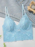 Women's sexy lace bra with no steel ring no trace gathered push up straps adjustable bra MR2641