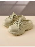2026 New Leisure Platform Clogs For Women Men Summer Street House Shoes Soft EVA Lace-up Style Slippers Couples Beach Sandals