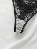 Sexy ultra-thin lace set black and sexy Lingerie two-piece set with steel ring and anti sagging women's underwear YS2900