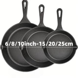 AEDG Cast Iron Skillet Set Preseasoned Nonstick Cookware