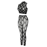 1 Set Women Long Sleeve See-Through Fishnet Cover Up Hollow Out Tassel Bodycon Beachwear Dress