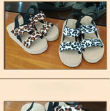 2026 Light Weight Summer Leopard Sandals For Women Daily Walking Shoes Soft EVA Elastic Band Girls Student Platform Sandalias