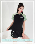 Swimsuit Women's Plus Size Two-piece Split Style Sports Style Conservative Slimming Hot Spring Ins Style Full Body Professional